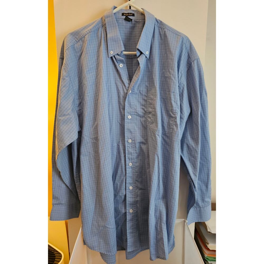 River's End XL (737) - Blue Men's Button-Up Dress Shirt